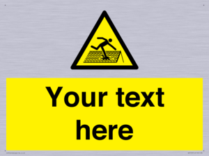 Custom Figure on Roof Sign